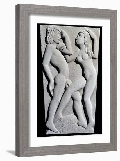 Dancing Couple-Eric Gill-Framed Photographic Print