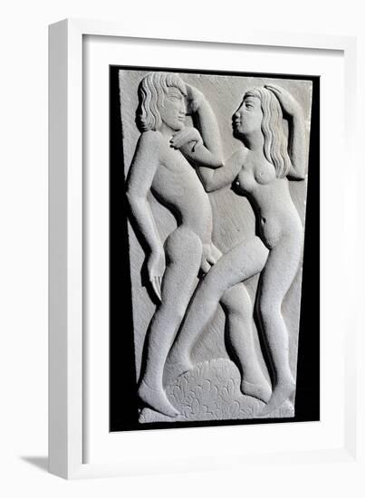 Dancing Couple-Eric Gill-Framed Photographic Print