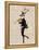 Dancing Deer with Violin-Fab Funky-Framed Stretched Canvas