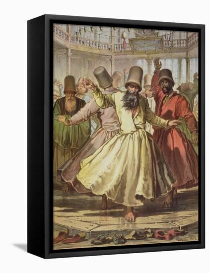 Dancing Dervishes, 1857-Amadeo Preziosi-Framed Premier Image Canvas