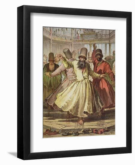 Dancing Dervishes, 1857-Amadeo Preziosi-Framed Giclee Print