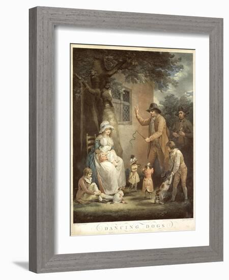 Dancing Dogs, C. 1800-George Morland-Framed Giclee Print