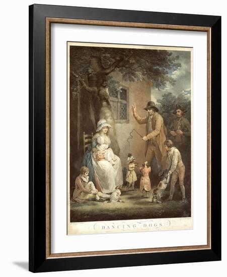 Dancing Dogs, C. 1800-George Morland-Framed Giclee Print