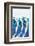 Dancing Dolphins-null-Framed Premium Giclee Print