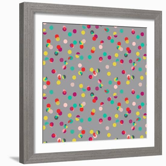 Dancing Dots-null-Framed Giclee Print
