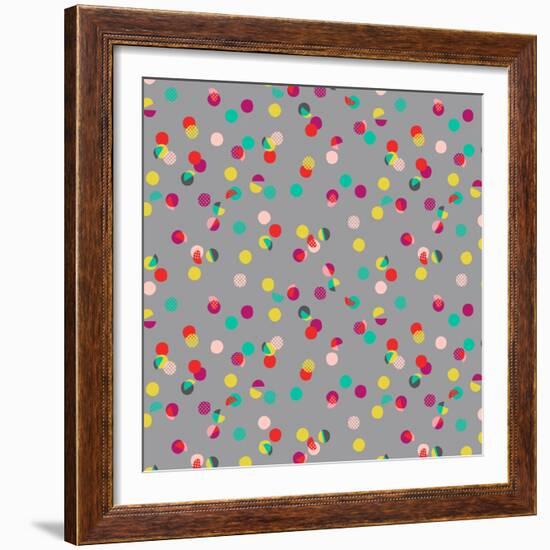 Dancing Dots-null-Framed Giclee Print