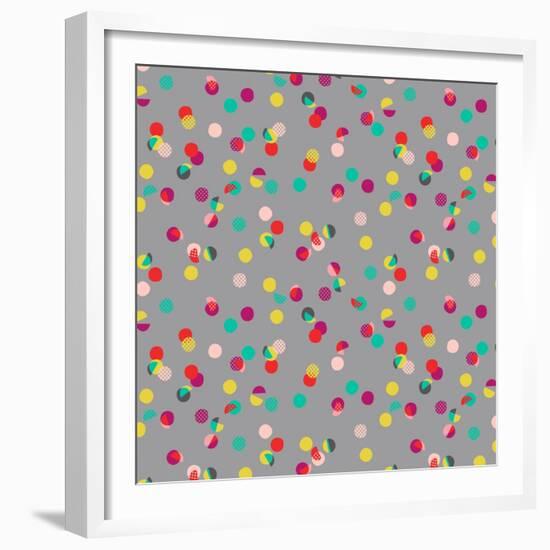 Dancing Dots-null-Framed Giclee Print