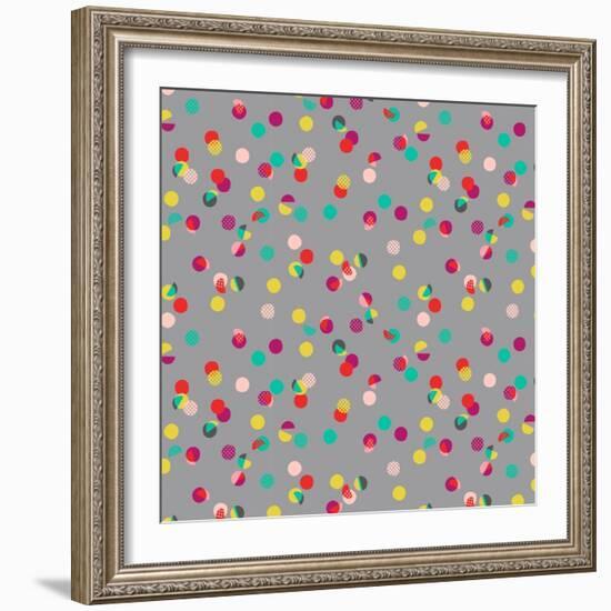 Dancing Dots-null-Framed Giclee Print