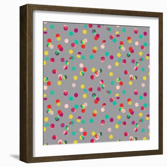 Dancing Dots-null-Framed Giclee Print