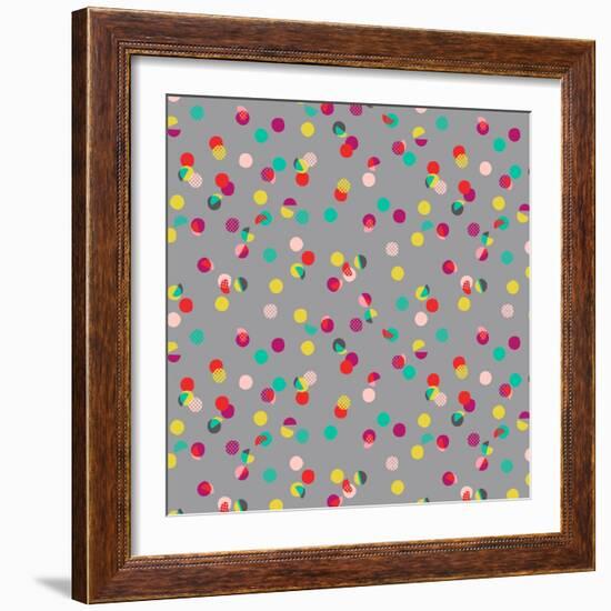 Dancing Dots-null-Framed Giclee Print