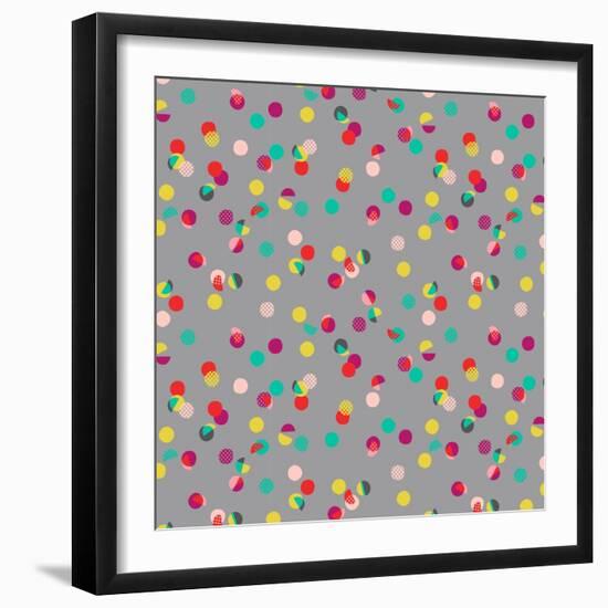 Dancing Dots-null-Framed Giclee Print