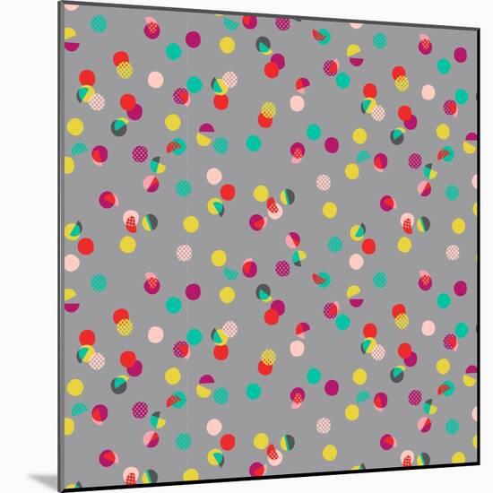 Dancing Dots-null-Mounted Giclee Print