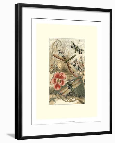 Dancing Dragonfly I-null-Framed Art Print