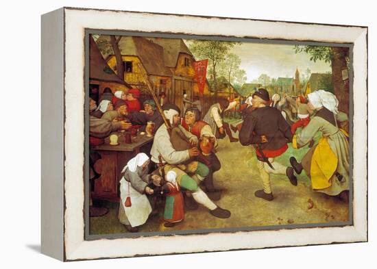 Dancing Farmers, about 1568-Pieter Bruegel the Elder-Framed Premier Image Canvas