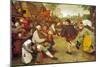 Dancing Farmers, about 1568-Pieter Bruegel the Elder-Mounted Giclee Print