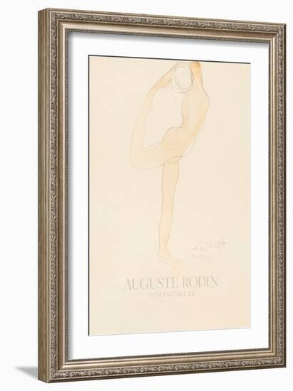Dancing Figure (1905)-Auguste Rodin-Framed Giclee Print