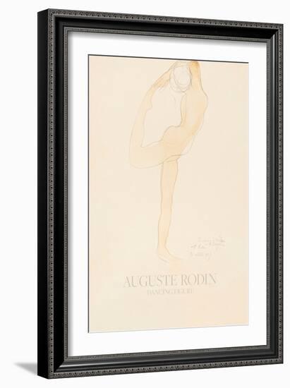Dancing Figure (1905)-Auguste Rodin-Framed Giclee Print