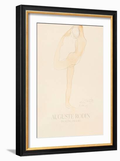 Dancing Figure (1905)-Auguste Rodin-Framed Giclee Print