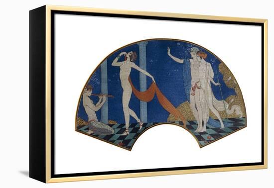 Dancing Figures on a Terrace, 1911-Georges Barbier-Framed Premier Image Canvas