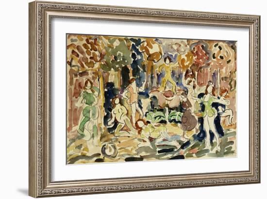 Dancing Figures-Maurice Brazil Prendergast-Framed Giclee Print