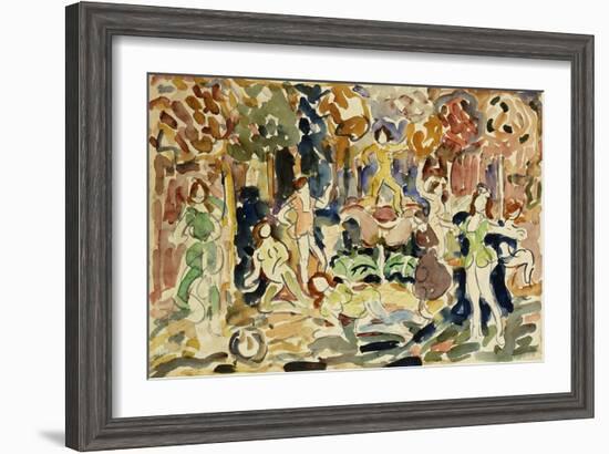 Dancing Figures-Maurice Brazil Prendergast-Framed Giclee Print