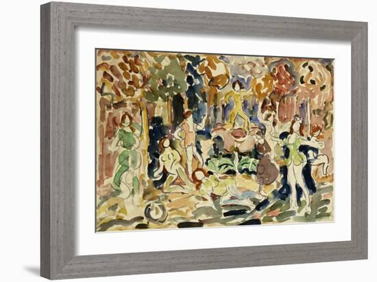 Dancing Figures-Maurice Brazil Prendergast-Framed Giclee Print