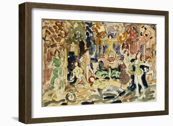 Dancing Figures-Maurice Brazil Prendergast-Framed Giclee Print