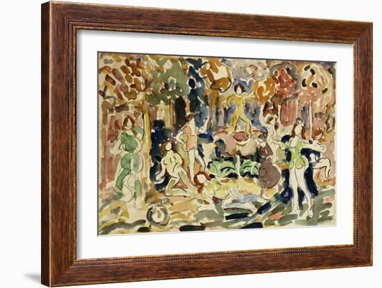 Dancing Figures-Maurice Brazil Prendergast-Framed Giclee Print