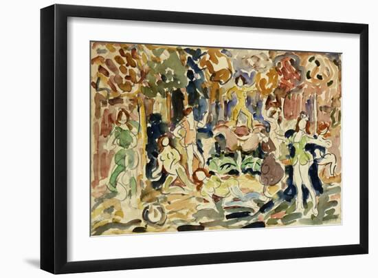 Dancing Figures-Maurice Brazil Prendergast-Framed Giclee Print