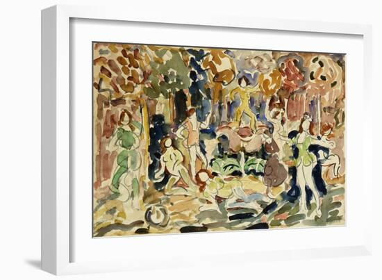 Dancing Figures-Maurice Brazil Prendergast-Framed Giclee Print