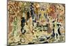 Dancing Figures-Maurice Brazil Prendergast-Mounted Giclee Print