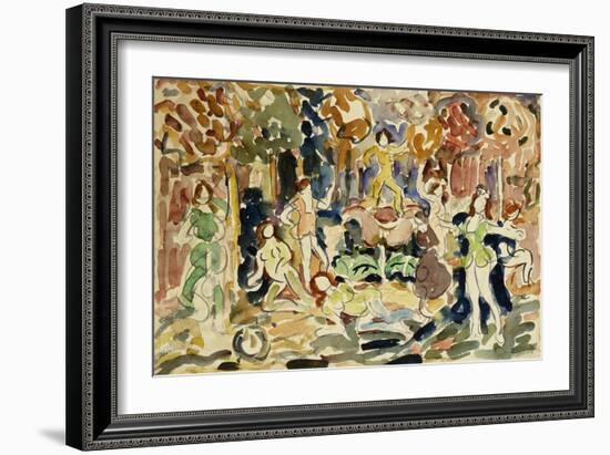 Dancing Figures-Maurice Brazil Prendergast-Framed Giclee Print