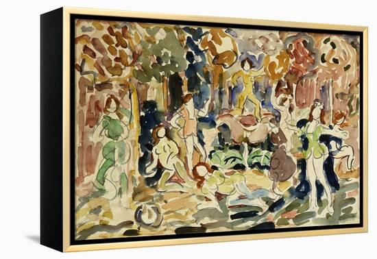 Dancing Figures-Maurice Brazil Prendergast-Framed Premier Image Canvas