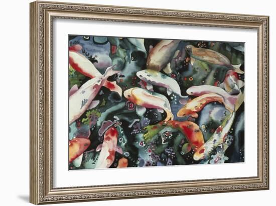 Dancing Fish-Mary Russel-Framed Giclee Print