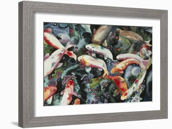 Dancing Fish-Mary Russel-Framed Giclee Print