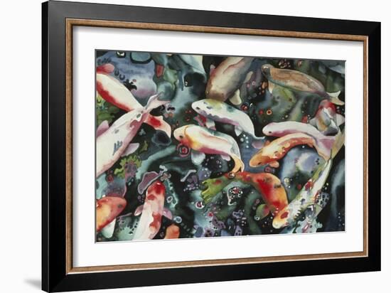 Dancing Fish-Mary Russel-Framed Giclee Print