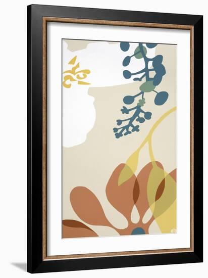 Dancing Flowers II-Mary Calkins-Framed Giclee Print