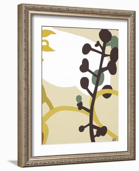 Dancing Flowers IV-Mary Calkins-Framed Giclee Print