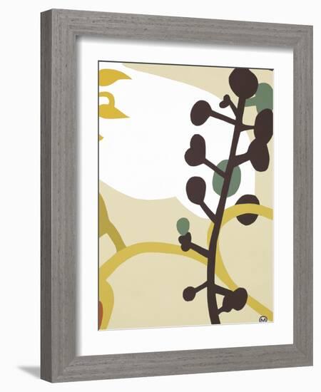 Dancing Flowers IV-Mary Calkins-Framed Giclee Print