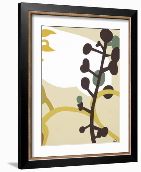 Dancing Flowers IV-Mary Calkins-Framed Giclee Print