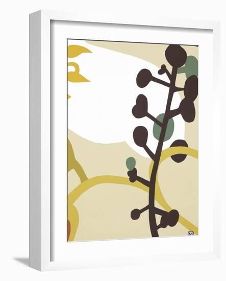 Dancing Flowers IV-Mary Calkins-Framed Giclee Print