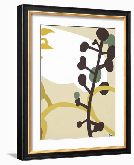 Dancing Flowers IV-Mary Calkins-Framed Giclee Print