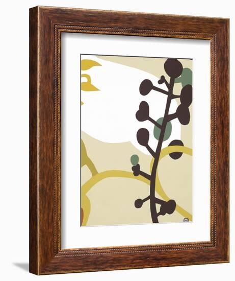 Dancing Flowers IV-Mary Calkins-Framed Giclee Print