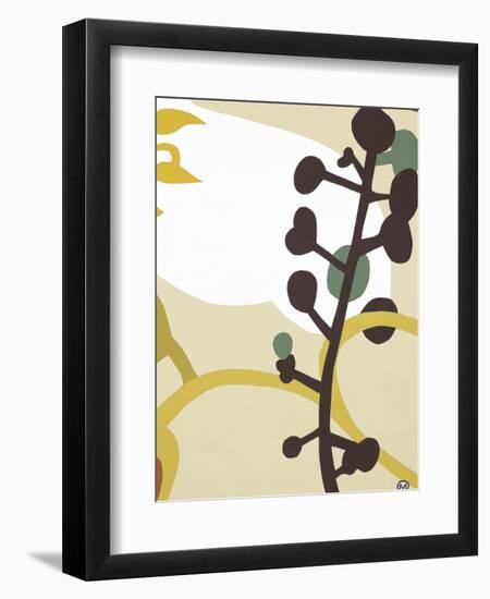 Dancing Flowers IV-Mary Calkins-Framed Giclee Print