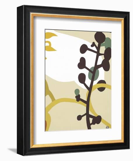 Dancing Flowers IV-Mary Calkins-Framed Giclee Print