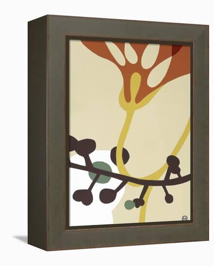 Dancing Flowers V-Mary Calkins-Framed Premier Image Canvas