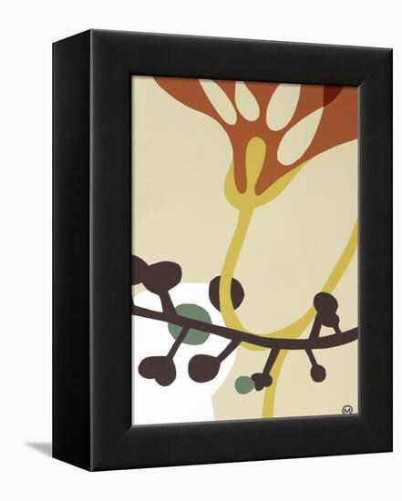 Dancing Flowers V-Mary Calkins-Framed Premier Image Canvas