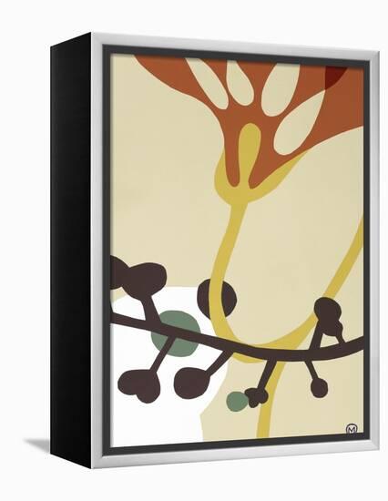 Dancing Flowers V-Mary Calkins-Framed Premier Image Canvas