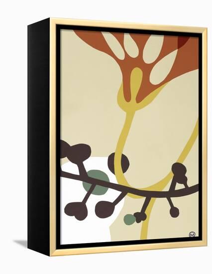 Dancing Flowers V-Mary Calkins-Framed Premier Image Canvas