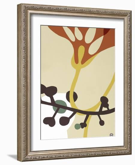 Dancing Flowers V-Mary Calkins-Framed Giclee Print